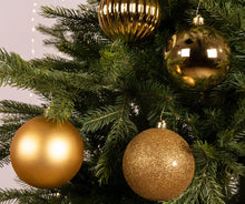 Load image into Gallery viewer, Baubles 10cm - Shatterproof Mix - Light Gold