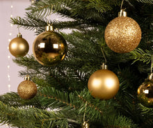 Load image into Gallery viewer, Baubles 6cm - Shatterproof Mix - Light Gold