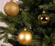 Load image into Gallery viewer, Baubles 8cm - Shatterproof Mix - Light Gold