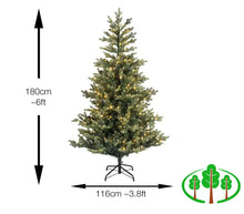 Load image into Gallery viewer, 180cm Geneva Fir - Prelit