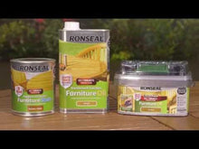 Load and play video in Gallery viewer, Ronseal Hardwood Furniture Stain (Select Colour)