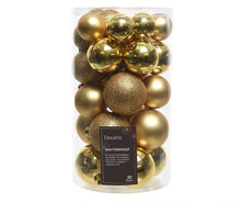 Load image into Gallery viewer, Baubles 6cm - Shatterproof Mix - Light Gold
