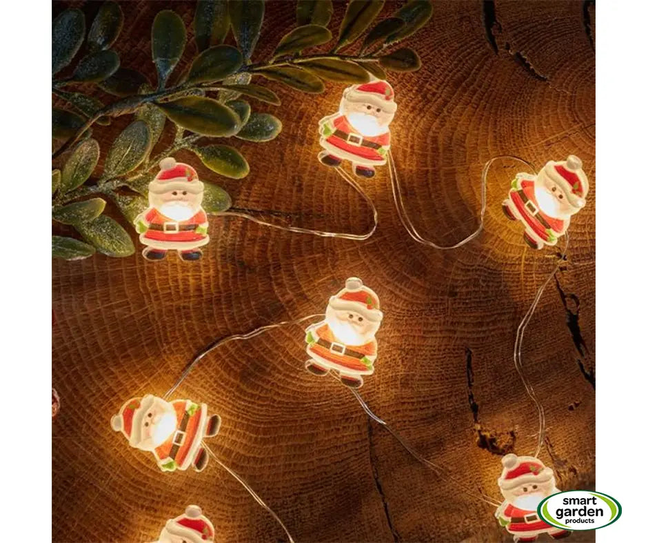 Santa String Lights - Set of 20