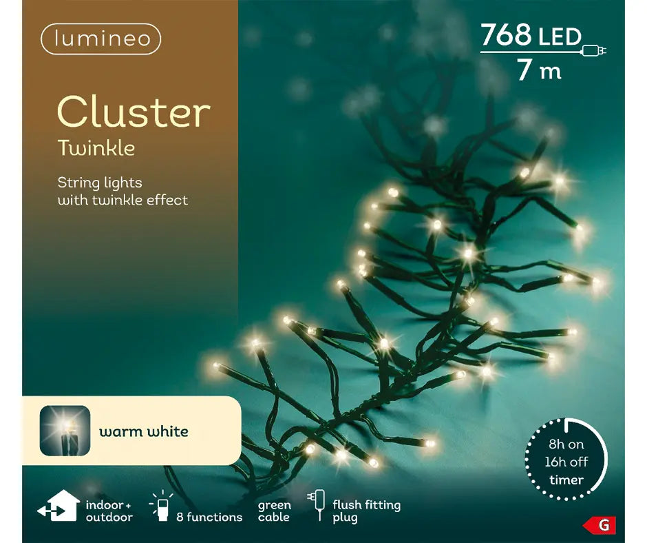 Led Cluster Lights - 768 - Warm White