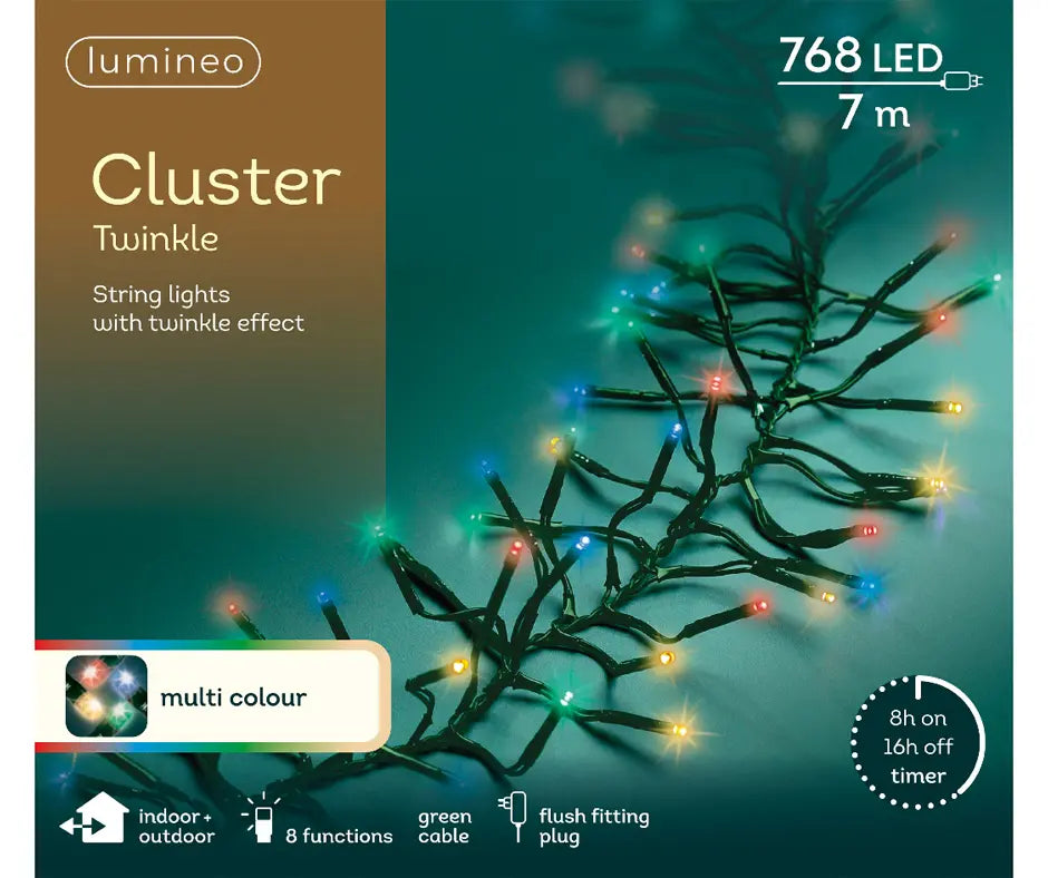 Led Cluster Lights - 786 - Multicoloured