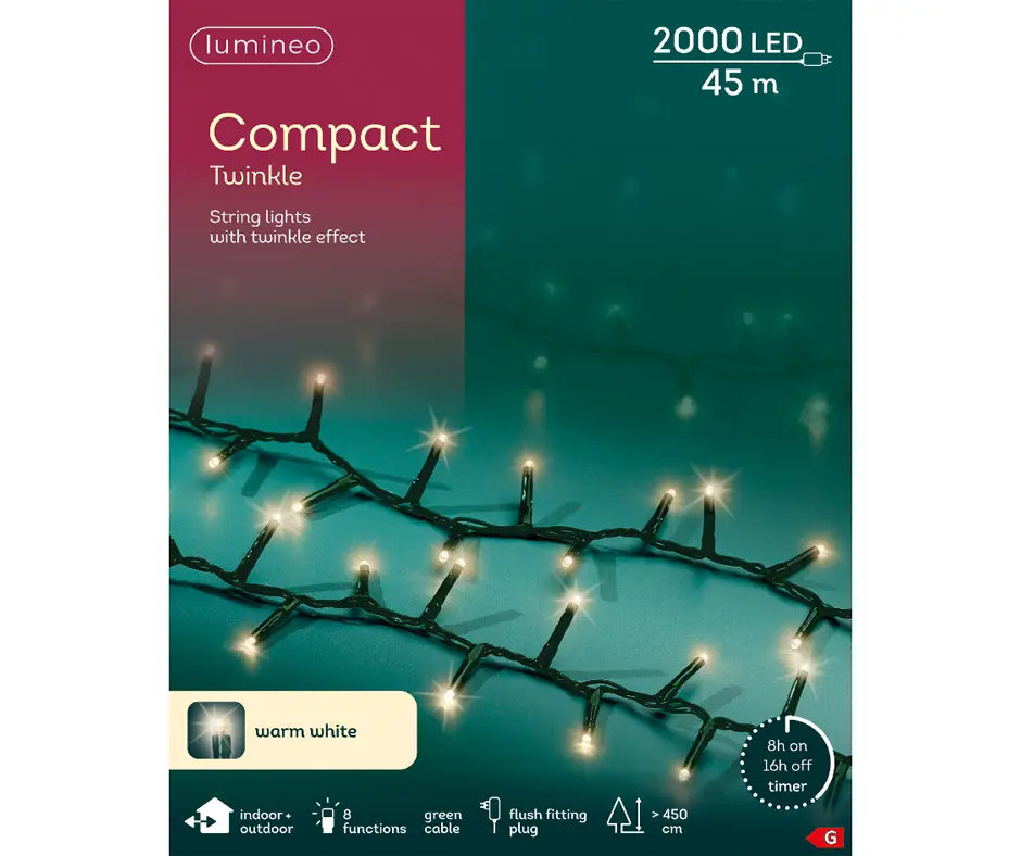 Compact LED Lights - 2000 -  Warm White