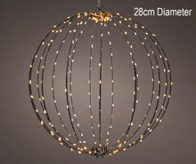 Load image into Gallery viewer, Micro LED Frame Ball Light 28cm
