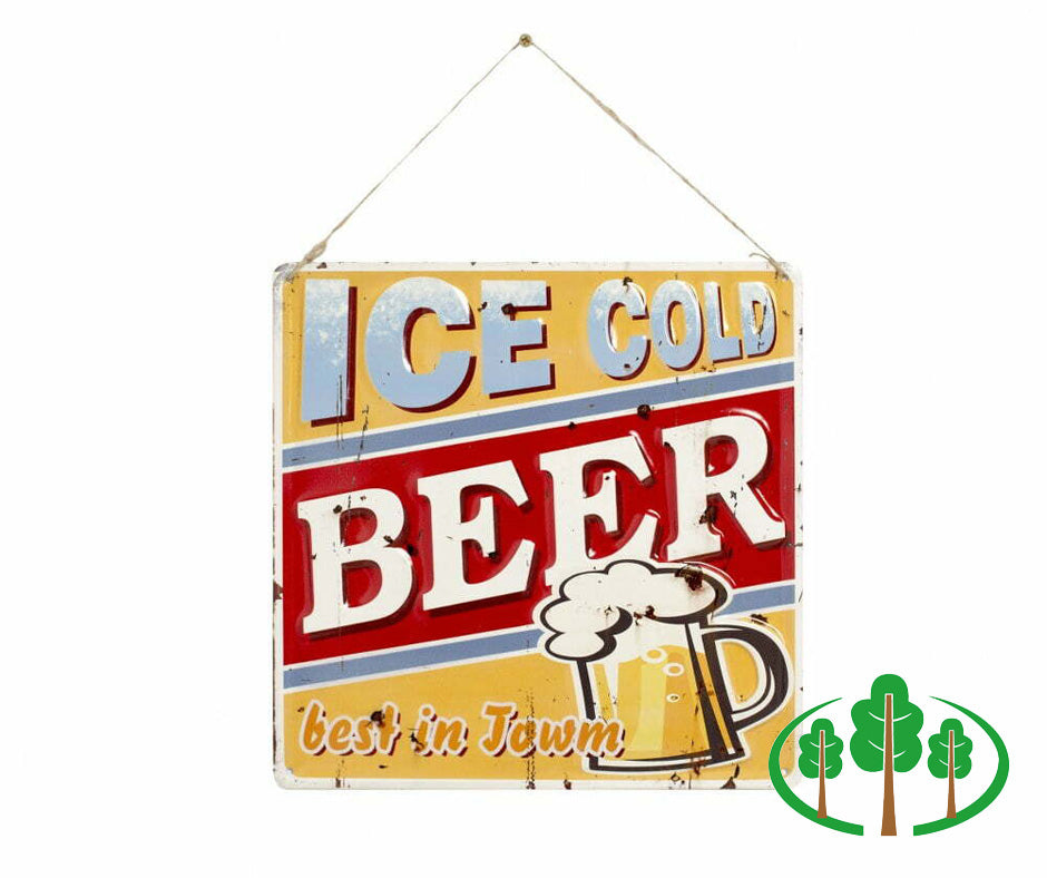 Garden Sign - Ice Cold Beer