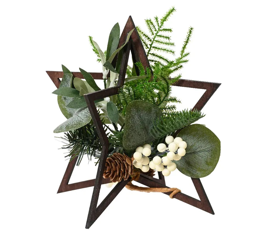 Wooden Star Centrepiece