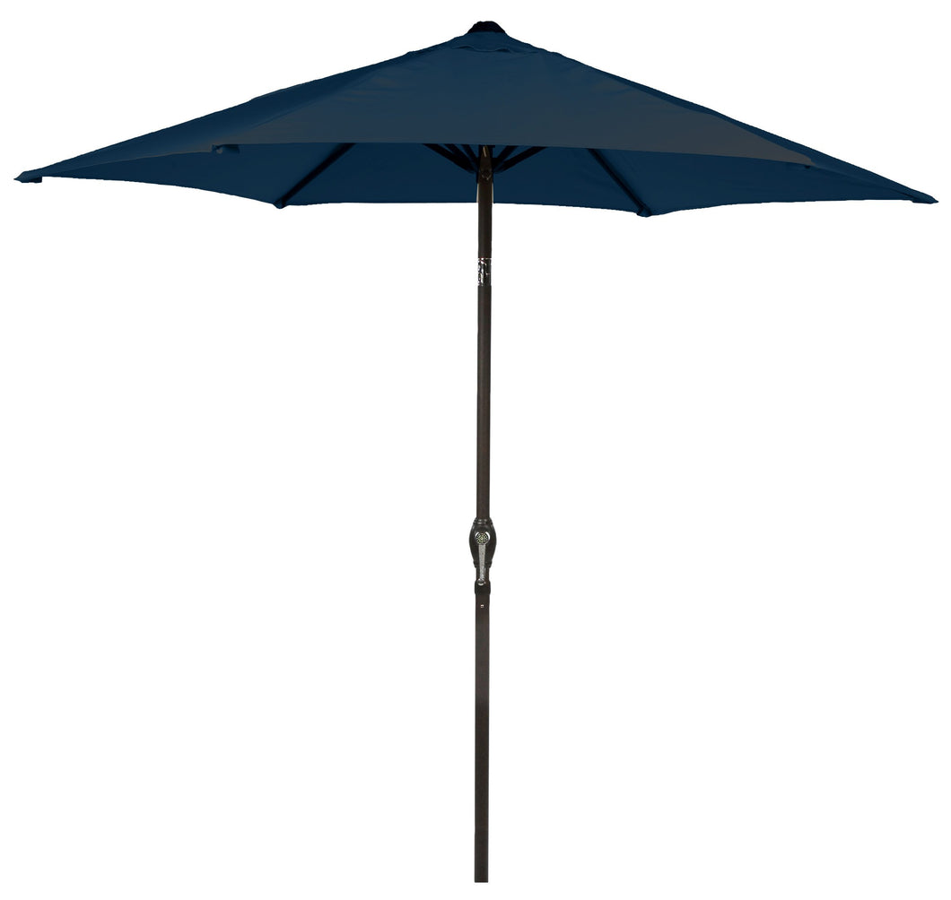 Soleil 2.7M Crank And Tilt Parasol - Navy Blue