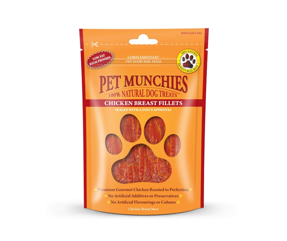 Pet Munchies Chicken Breast Fillet 100g