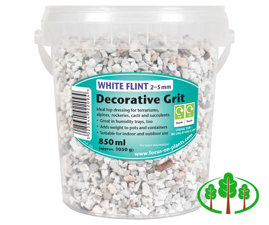 Decorative Grit White Flint 2-5 mm