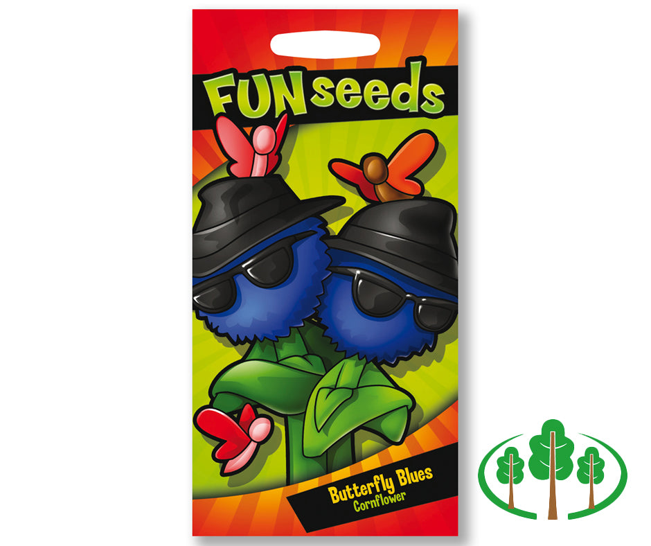 FUN SEEDS BUTTERFLY BLUES Cornflower