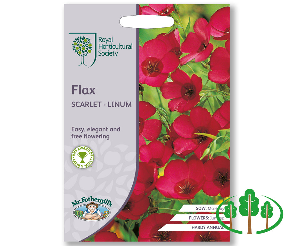 RHS-FLAX Scarlet - Linum