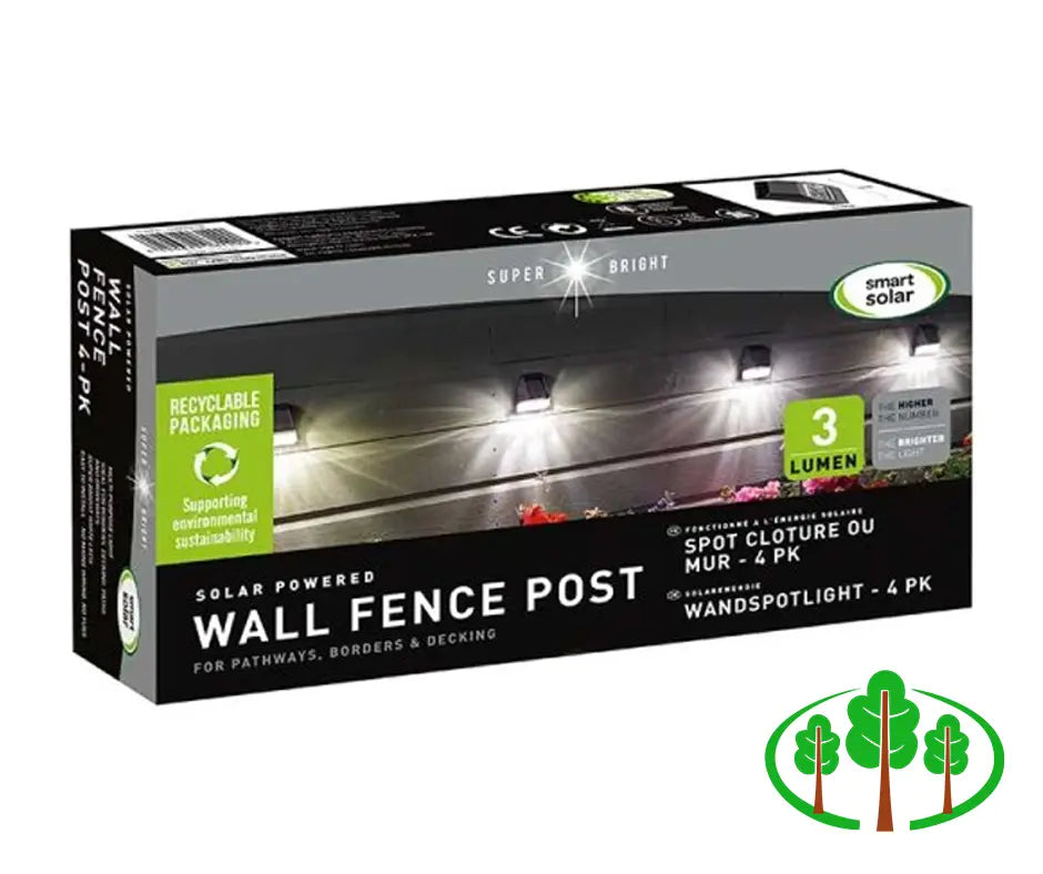 Wall, Fence & Post Light 4-Pack