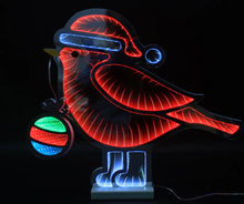 Load image into Gallery viewer, 40cm Infinity Light Bird With Wooden Base
