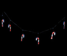 Load image into Gallery viewer, Candy Cane Infinity Light Garland
