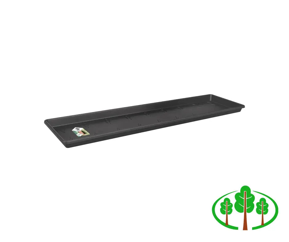 Green Basics Trough Saucer 60cm Living Black