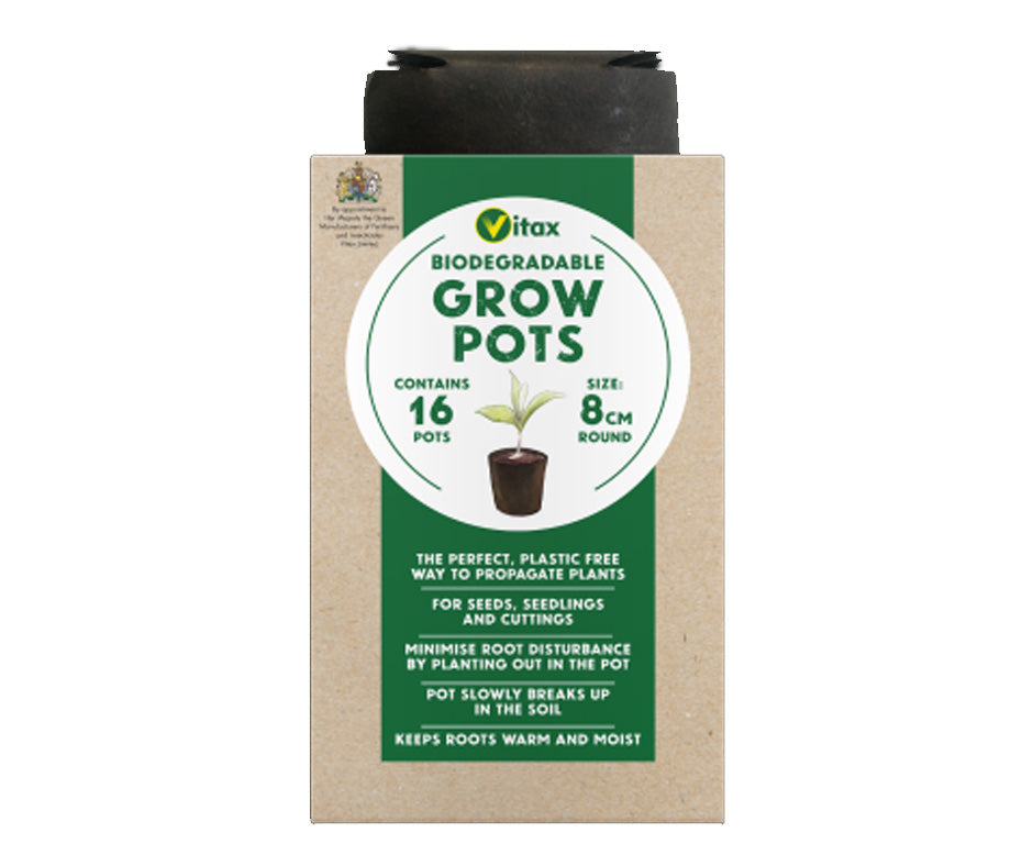 Grow Pots 8cm Round Pack of 16
