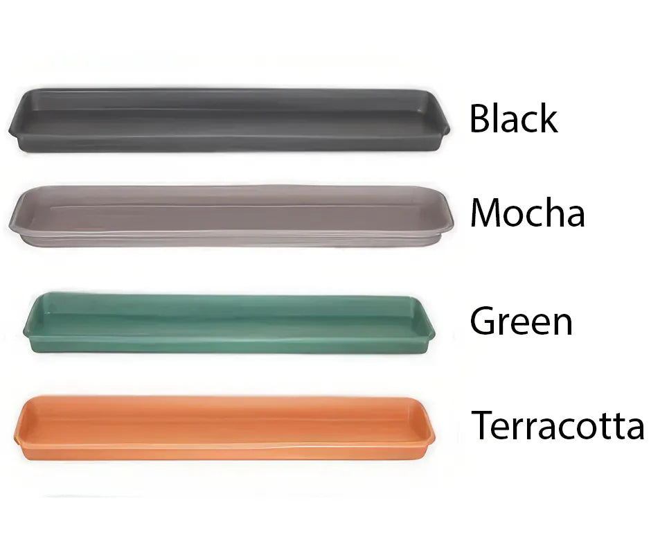 Terrace Trough Tray 40cm - Black