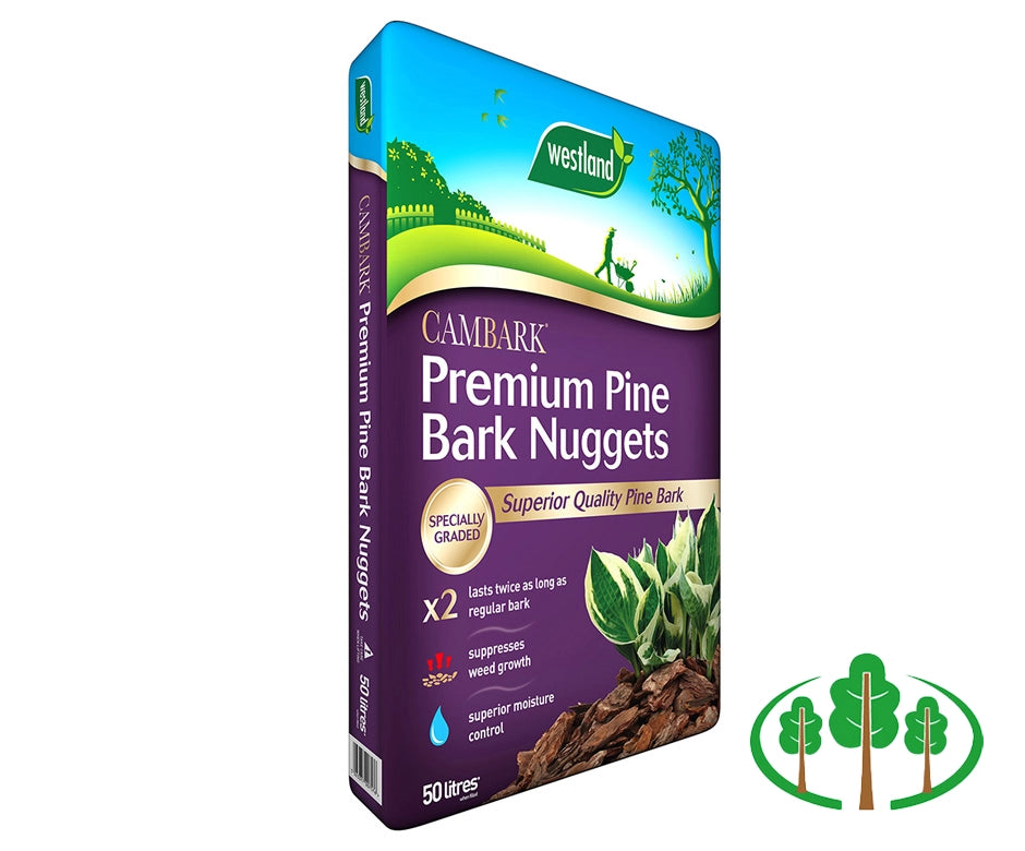 Westland Cambark Premium Pine Nuggets Bark 50L