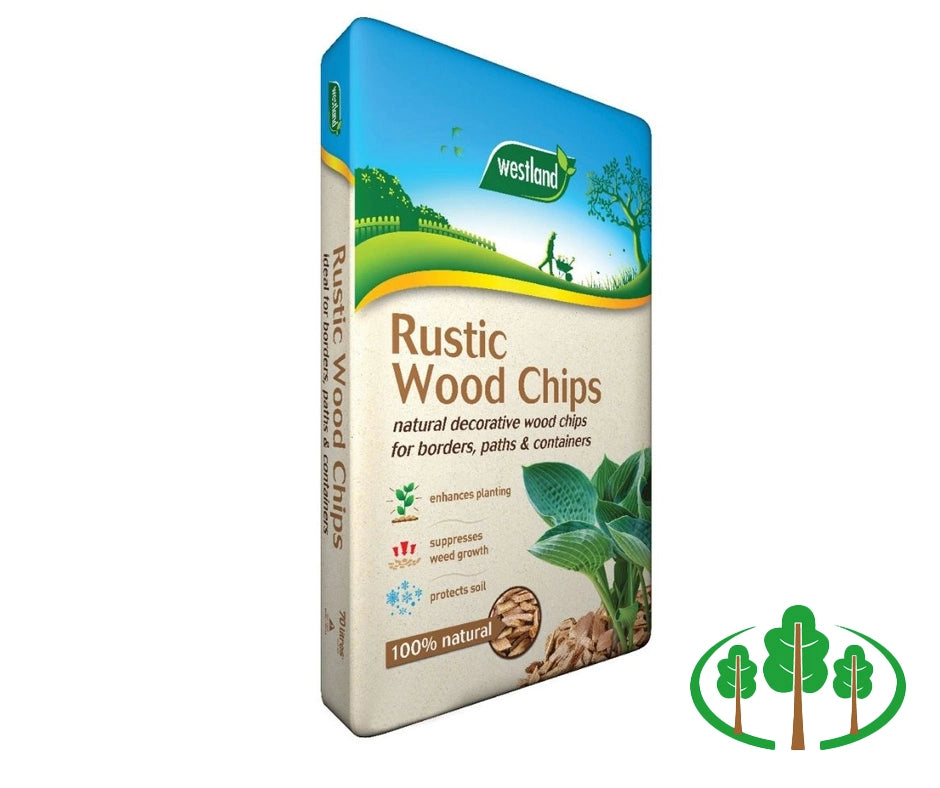 Westland Rustic Wood Chips Natural 60L